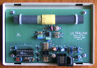 UltraLink Model 325 WWVB Time Receiver, inside view