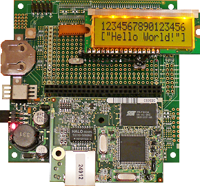 Rabbit RCM4010 LCD example program2
