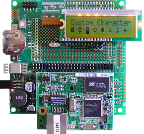 Rabbit RCM4010 LCD example program8